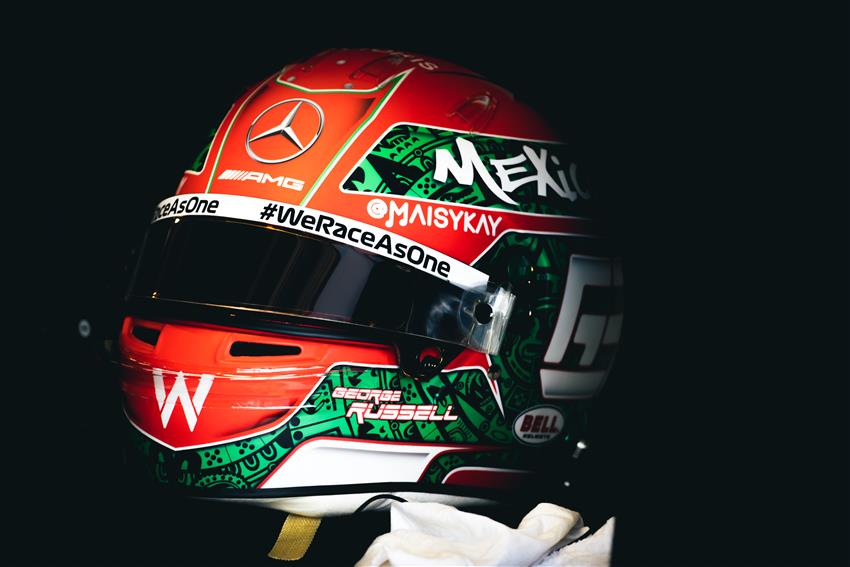 Mercedes Mexico Helmet